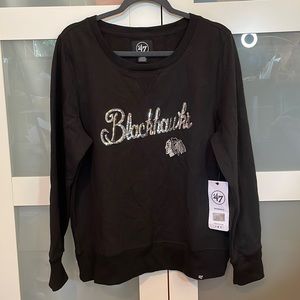 Blackhawks sequin sweatshirt ‘47 brand